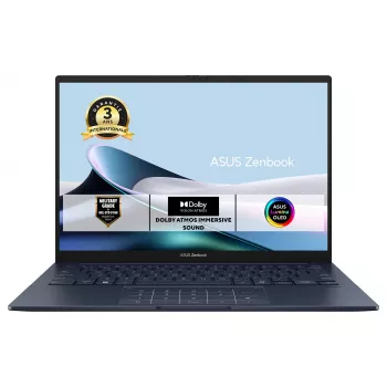 ASUS Zenbook 14 UX3405CA-ISSQD0X Intel Core Ultra 7 155H 16GB RAM 512GB SSD 14 inch OLED 2.8K 120Hz Windows 11 Pro niemiecki QWERTZ Ponder Blue