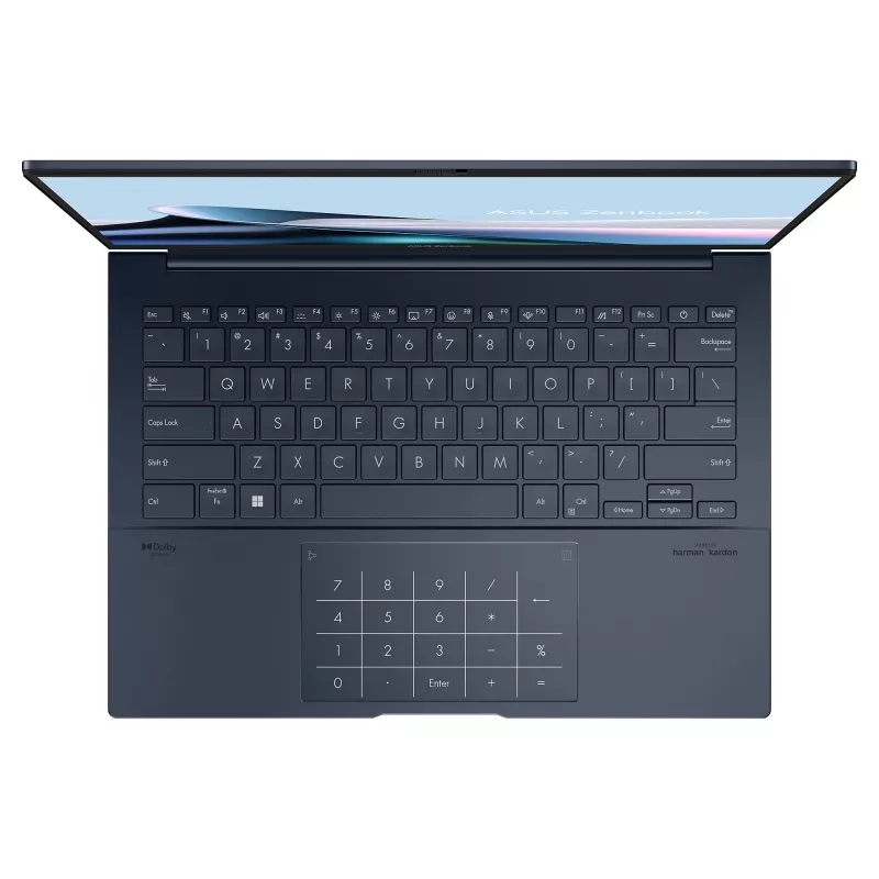 Laptop ASUS Zenbook 14 UX3405CA-ISSQD0X, 14 cali WUXGA OLED, Intel Core Ultra 7 255H, 16GB LPDDR5x, 512GB SSD, Windows 11 Pro, francuska klawiatura AZERTY