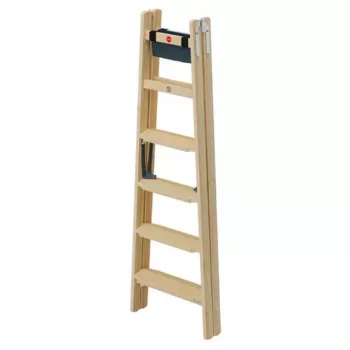 HAILO Drabina dwustronna H77 ComfortLine drewniana 2x6 stopni