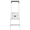 Hailo L40 StandardLine 4-stopniowa aluminiowa drabina bezpieczeństwa z wielofunkcyjną tacą, nośność 150 kg, EN 131