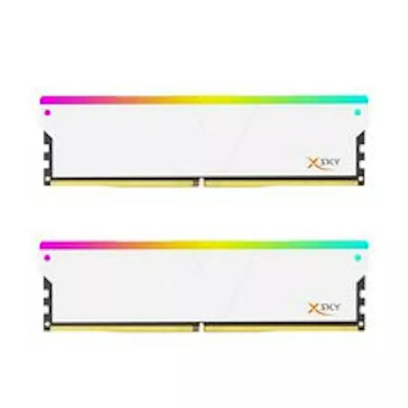 V-Color Manta XSky RGB 32GB (2x16GB) DDR5-6000 CL28 AMD EXPO Biały zestaw pamięci dla komputerów stacjonarnych