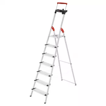 HAILO L85 ComfortLine aluminiowa drabina domowa, 7 stopni, 150 kg, EN 131