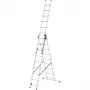 HAILO ProfiStep Combi drabina aluminiowa 3x12 stopni