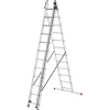HAILO ProfiStep Combi drabina aluminiowa 3x12 stopni