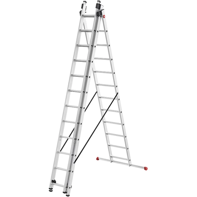 HAILO ProfiStep Combi drabina aluminiowa 3x12 stopni