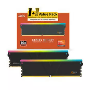 V-Color Manta XSky RGB 16GB DDR5-6000 CL28 EXPO Moduł Pamięci, Czarny