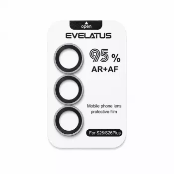 Evelatus Samsung Galaxy S26 Ochrona Aparatu Armor Clear - Szkło Hartowane 9H, Ultra-Cienka, Antyodciskowa, Bez Pęcherzy