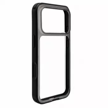 Evelatus Apple iPhone 17 Pro LiveCase Hybrydowe Etui z Podstawką PC+TPU Czarny