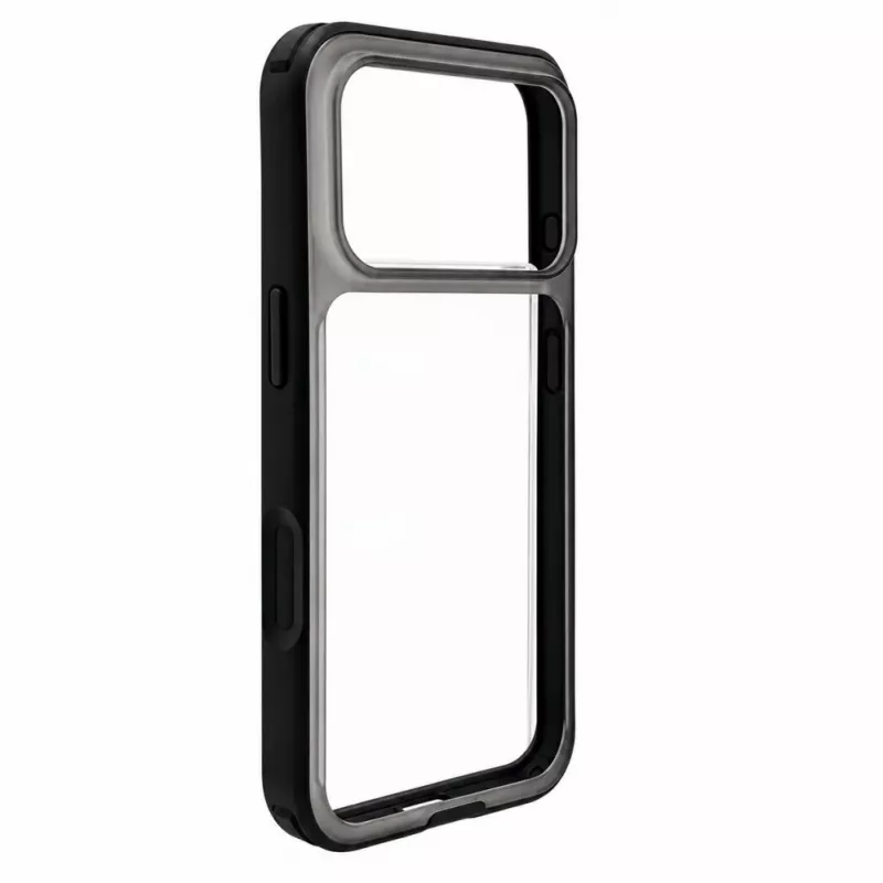 Evelatus Apple iPhone 17 Pro LiveCase Hybrydowe Etui z Podstawką PC+TPU Czarny