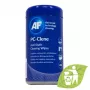 AF APCC100 ECO PC-Clene Uniwersalne Chusteczki Czyszczące do Miejsc Pracy, 100 Chusteczek, Antystatyczne, Bez Alkoholu, Niepozostawiające Kłaczków