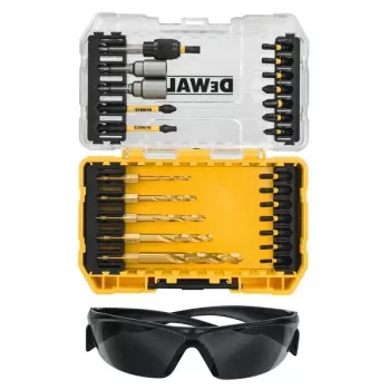 DEWALT DT70735T-QZ 25-częściowy zestaw końcówek do wkrętarki EXTREME FLEXTORQ z magnetycznym uchwytem na końcówki, walizka TSTAK