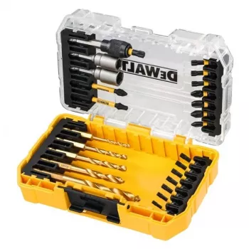 DEWALT DT70735T-QZ 25-częściowy zestaw końcówek do wkrętarki EXTREME FLEXTORQ z magnetycznym uchwytem na końcówki, walizka TSTAK
