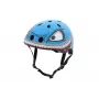 Kask rowerowy dla dzieci Hornit Shark z oświetleniem LED, niebiesko-szary, 48-53 cm