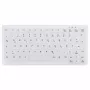 CONTOUR DESIGN Active Key MedicalKey AK-C4110 Bezprzewodowa Klawiatura, QWERTZ DE, Biała, IP68 Dezynfekowalna, Akumulatorowa