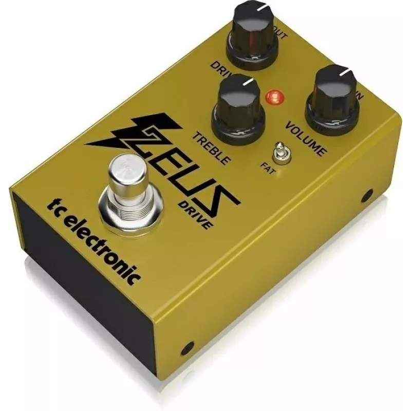 TC Electronic Zeus Drive Overdrive Pedal - analogowy układ inspirowany Klon Centaur, True Bypass, kompaktowa odlewana metalowa obudowa, 9V DC