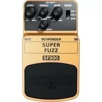 Behringer SF300 Super Fuzz Pedal z 3 trybami dla gitary elektrycznej