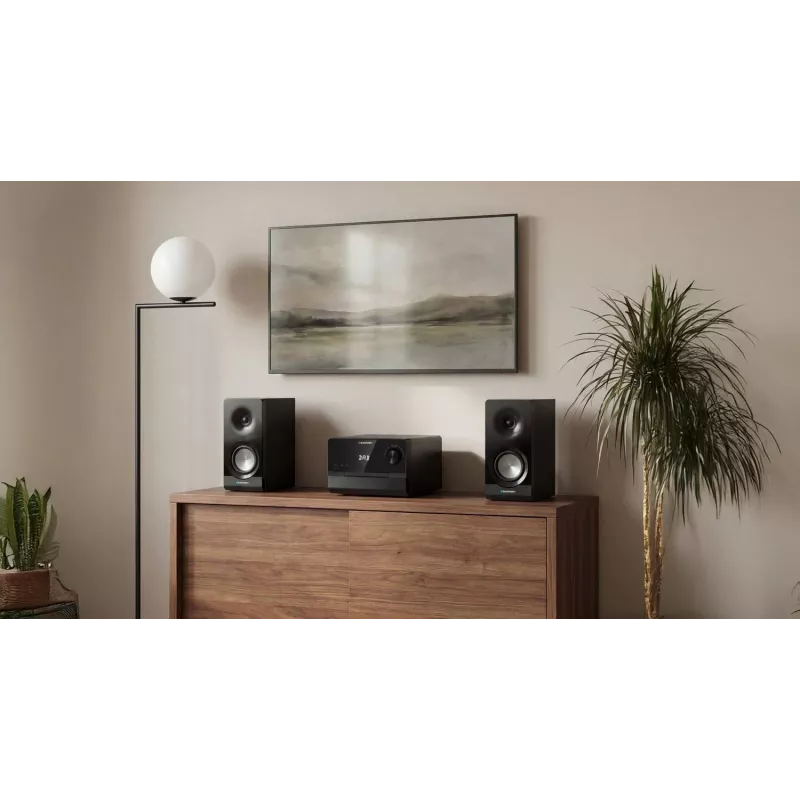 Blaupunkt MS49DAB Mikro system Hi-Fi z DAB+ i Bluetooth, czarny