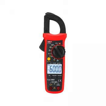 UNI-T UT202F True RMS cyfrowy miernik cęgowy 400A AC/DC napięcie 600V, 4000 zliczeń, szczęki 28mm, NCV, temperatura, pojemność, częstotliwość, podświetlenie