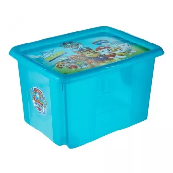KEEEPER Pudełko z pokrywką 30L Karolina Psi Patrol 45x35x27cm Jasnoniebieski