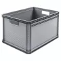 keeeper Robert 64L Skrzynia Transportowa Heavy-Duty, Ładowność 60 kg, 600x400x320 mm, Szary