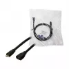 LogiLink CU0121 kabel przedłużający USB 2.0 Micro-B męski do Micro-B żeński, 1 m, czarny