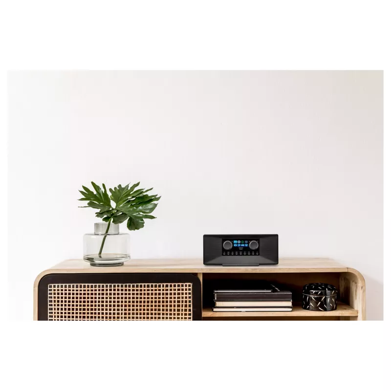 MEDION MD 89289 Stereofoniczne radio internetowe DAB+ FM Bluetooth Wi-Fi Spotify Connect Czarny