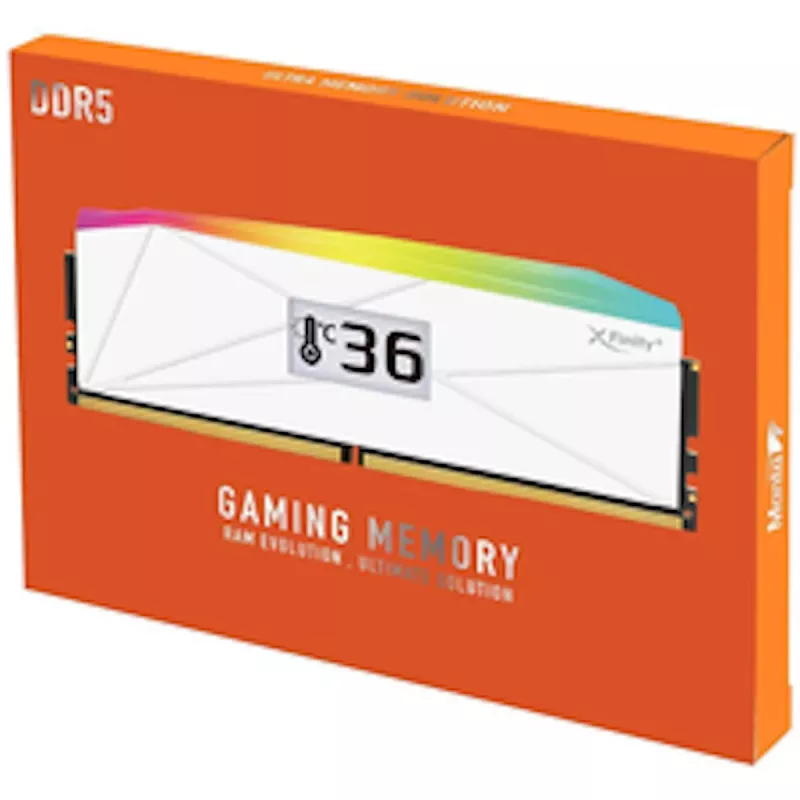 V-Color Manta XFinity+ aRGB 32GB (2x16GB) DDR5-6400 CL32 Biały zestaw pamięci dla komputerów stacjonarnych