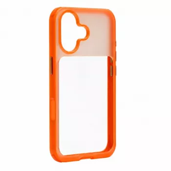 Evelatus Apple iPhone 17 LiveCase Hybrid Case z podstawką PC+TPU pomarańczowe