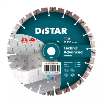 DISTAR TECHNIC ADVANCED Tarcza diamentowa 232 x 2,6/1,8 x 12 x 22,23 mm