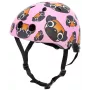 Hornit Pug dziecięcy kask rowerowy z oświetleniem LED - różowy, 48-53 cm PUS806