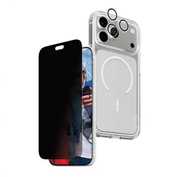 PanzerGlass Privacy Flagship zestaw 3-w-1 dla iPhone 18 Pro Max