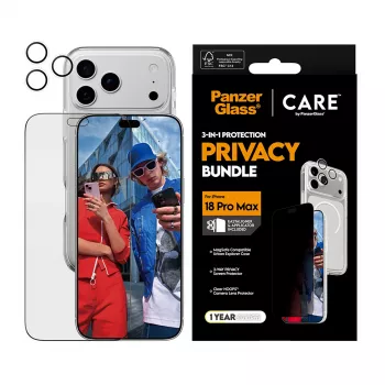 PanzerGlass Privacy Flagship zestaw 3-w-1 dla iPhone 18 Pro Max