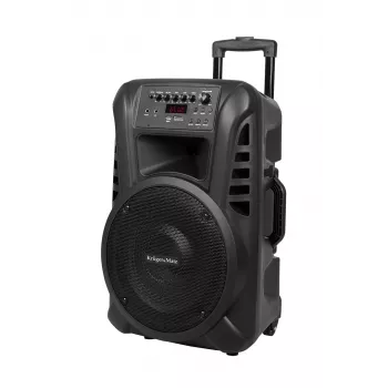 KRUGER & MATZ KM1712 40W aktywna kolumna głośnikowa z 2 bezprzewodowymi mikrofonami UHF, Bluetooth, USB, SD, radio FM
