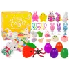 LEAN TOYS Wielkanocne Zabawki Antystresowe Zestaw 24 Elementy