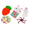 LEAN TOYS Wielkanocne Zabawki Antystresowe Zestaw 24 Elementy