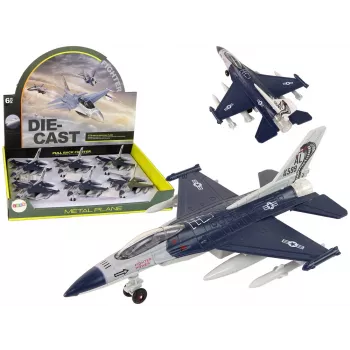 LEAN TOYS Samolot Napęd Cierny Światła Dźwięki 1:72 Navy