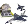LEAN TOYS Samolot Napęd Cierny Światła Dźwięki 1:72 Navy