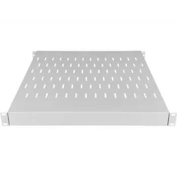 ALANTEC SA-PR-19-1U-500-900-4-S Regulowana półka 19 inch 1U, głębokość 500-900 mm, szara, 4 punkty mocowania