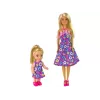 LEAN TOYS Zestaw lalka z wózkiem dla dzieci z akcesoriami – różowy wózek z miękką lalką, butelką do karmienia, kocykiem i torbą