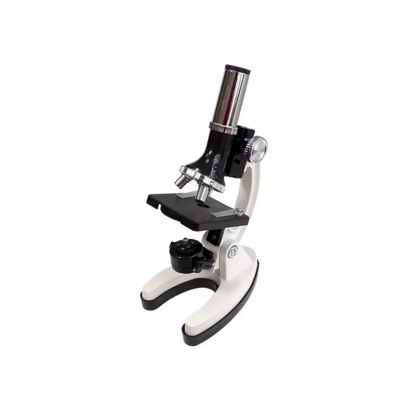 LEAN TOYS 5427 Zestaw mikroskopu dla dzieci z powiększeniem 300x, 600x, 1200x, 28 akcesoriami i walizką