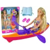 LEAN TOYS Akcesoria dla lalek Kajak Pomarańczowy