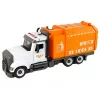 LEAN TOYS Śmieciarka do odkręcania i skręcania z akcesoriami pomarańczowa