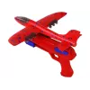 LEAN TOYS Samolot Miotacz Baniek Mydlanych Pistolet Czerwony