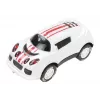 LEAN TOYS 2-w-1 Zestaw Wyścigowy Kolejka Samochodowa RC z 2 Samochodami, 3,6m Modularny Tor, Bezprzewodowe Piloty, Reflektory LED, Wiek 6+