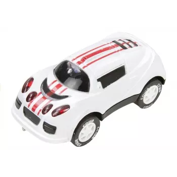 LEAN TOYS 2-w-1 Zestaw Wyścigowy Kolejka Samochodowa RC z 2 Samochodami, 3,6m Modularny Tor, Bezprzewodowe Piloty, Reflektory LED, Wiek 6+