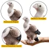 LEAN TOYS Pluszowy Sęp Ptak Pluszowa Zabawka Maskotka Przytulanka 25cm