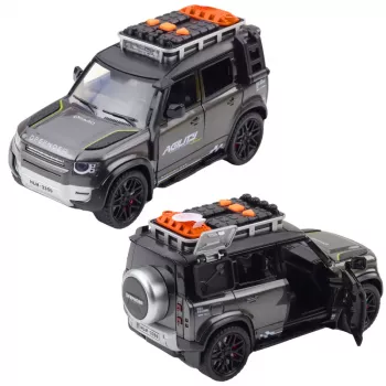 LEAN TOYS Szybki pojazd terenowy w skali 1:16 z otwieranymi drzwiami, światłami i dźwiękami, napęd cierny, różne kolory