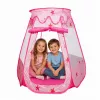 LEAN TOYS Namiot dla dzieci, suchy basen, basen z piłeczkami, ogrodowy pokój, gwiazdki, różowy