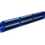 PANEL EMITERNET 19, 48XRJ45 UTP CAT.5E (2U) NIEBIESKI DCN/PPFA652K488C5E