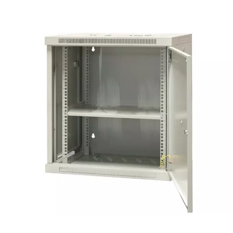 EMITER EM/AP6412-B 12U Szafa sieciowa ścienna 19 inch 600x450x635mm Czarna stalowa